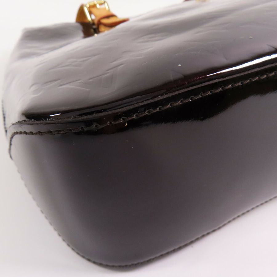 LOUIS VUITTON Monogram Vernis Brentwood金扣肩背袋-7