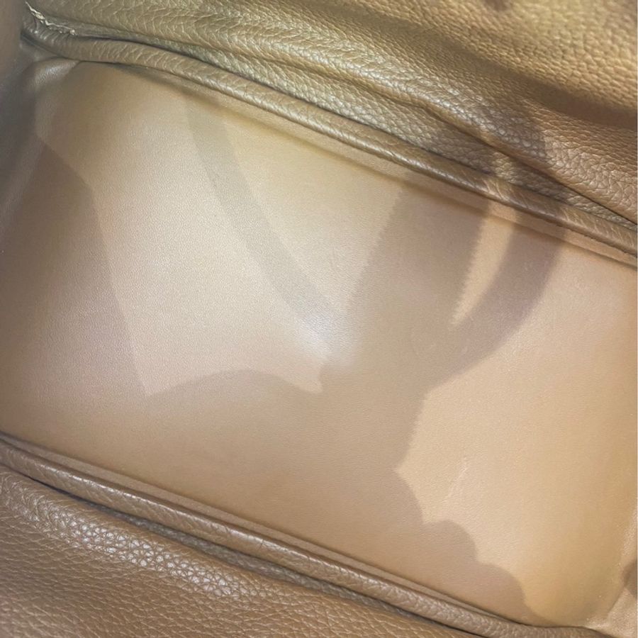 愛馬仕 Hermes Lindy 30 金棕 銀扣-23