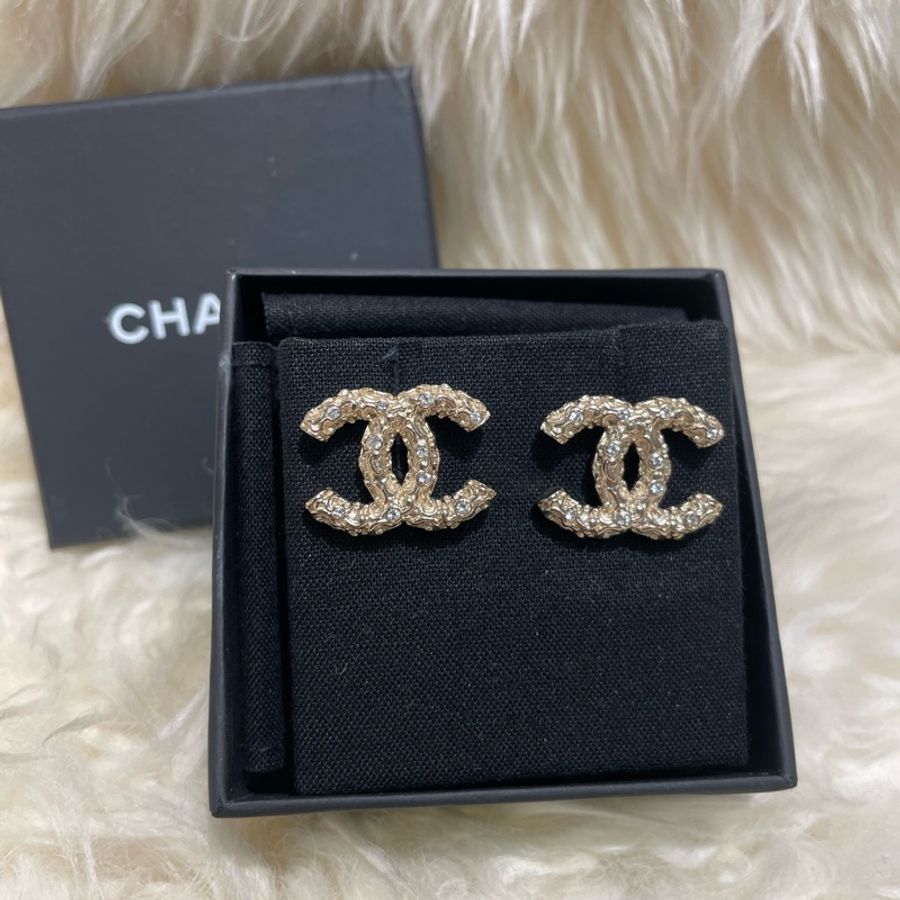 Chanel Earrings 水鑽-0