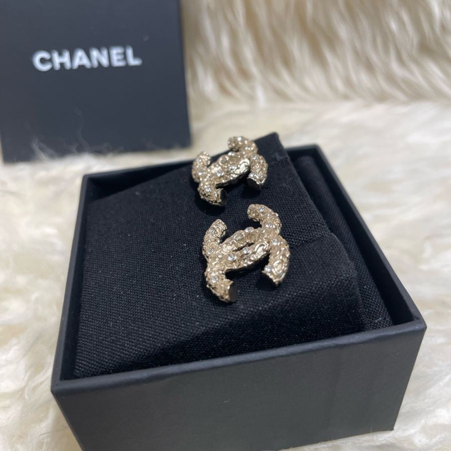 Chanel Earrings 水鑽-1