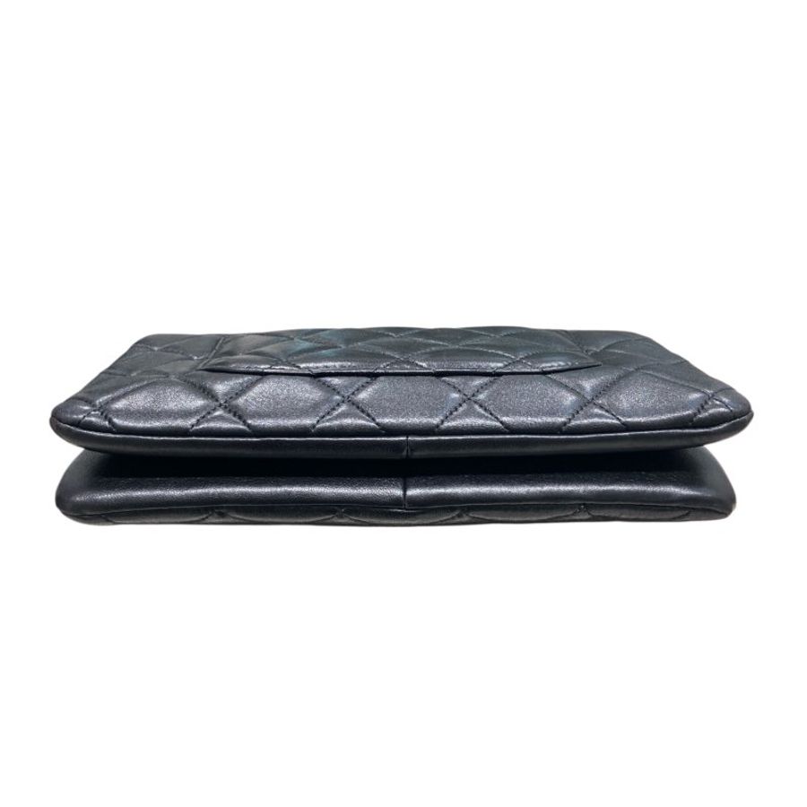 CHANEL 香奈兒 TRENDY CC FLAP BAG 肩背翻蓋包 黑色 山羊皮 淺金扣-5