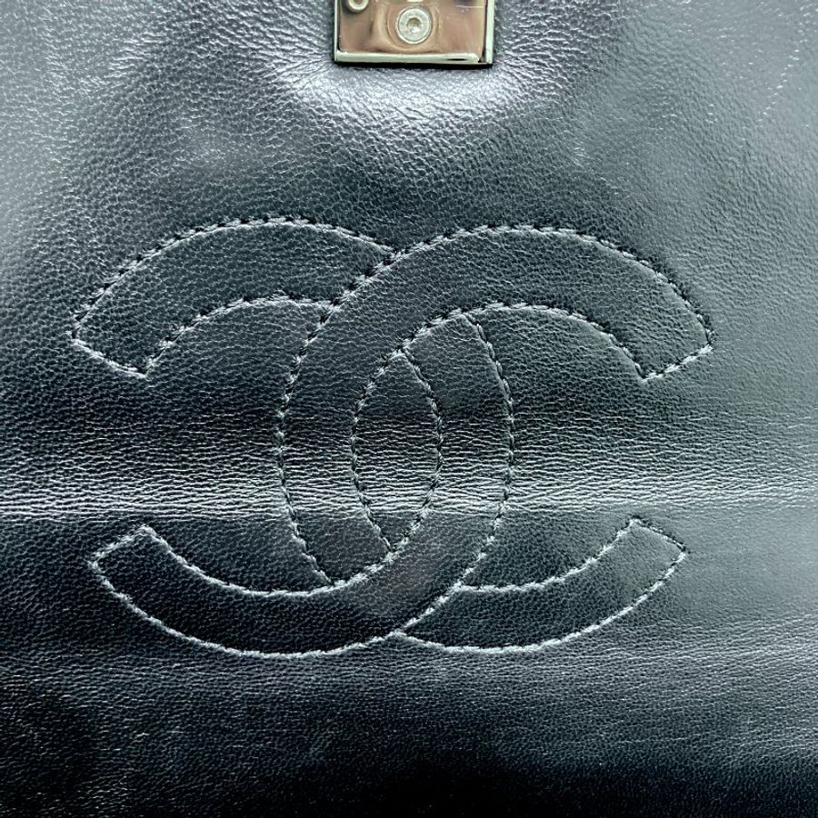 CHANEL 香奈兒 TRENDY CC FLAP BAG 肩背翻蓋包 黑色 山羊皮 淺金扣-13