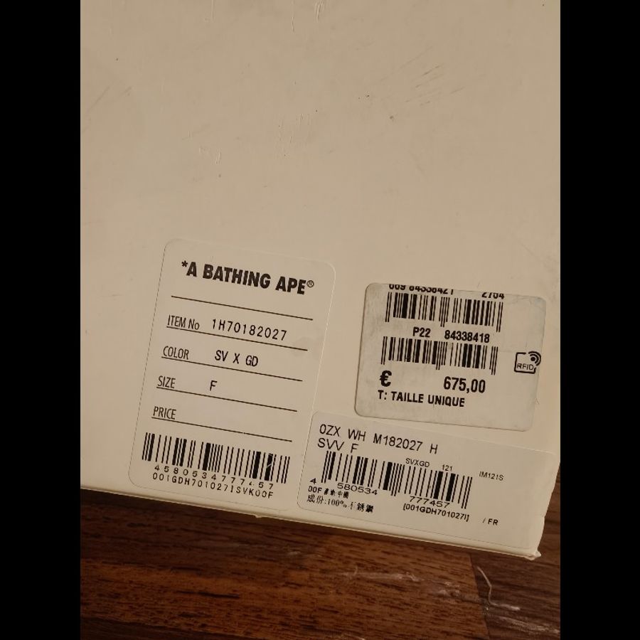 特價出清,法國帶回bape半金daytona絕版錶,全新品-6