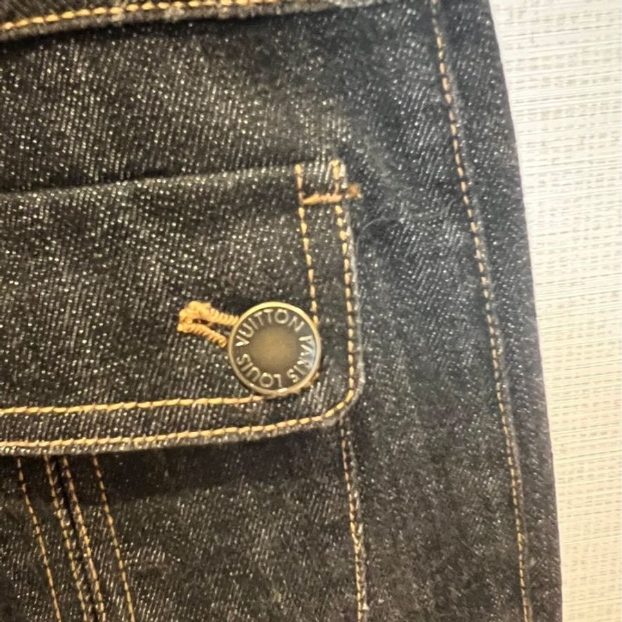 Lv牛仔褲36碼-3