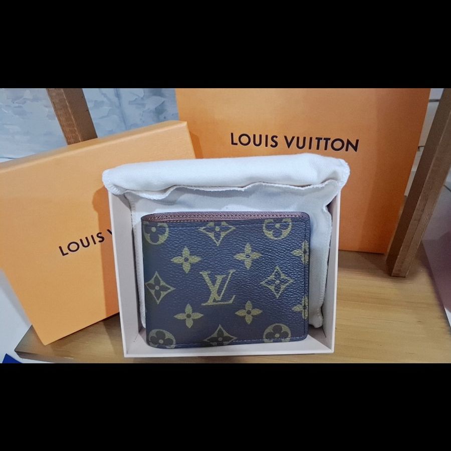 LV經典老花短夾-M60895-6