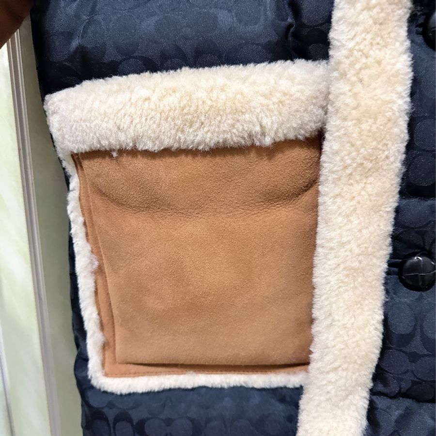 二手Coach Shearling Town Coat(剪羊毛鎮裝大衣)-35