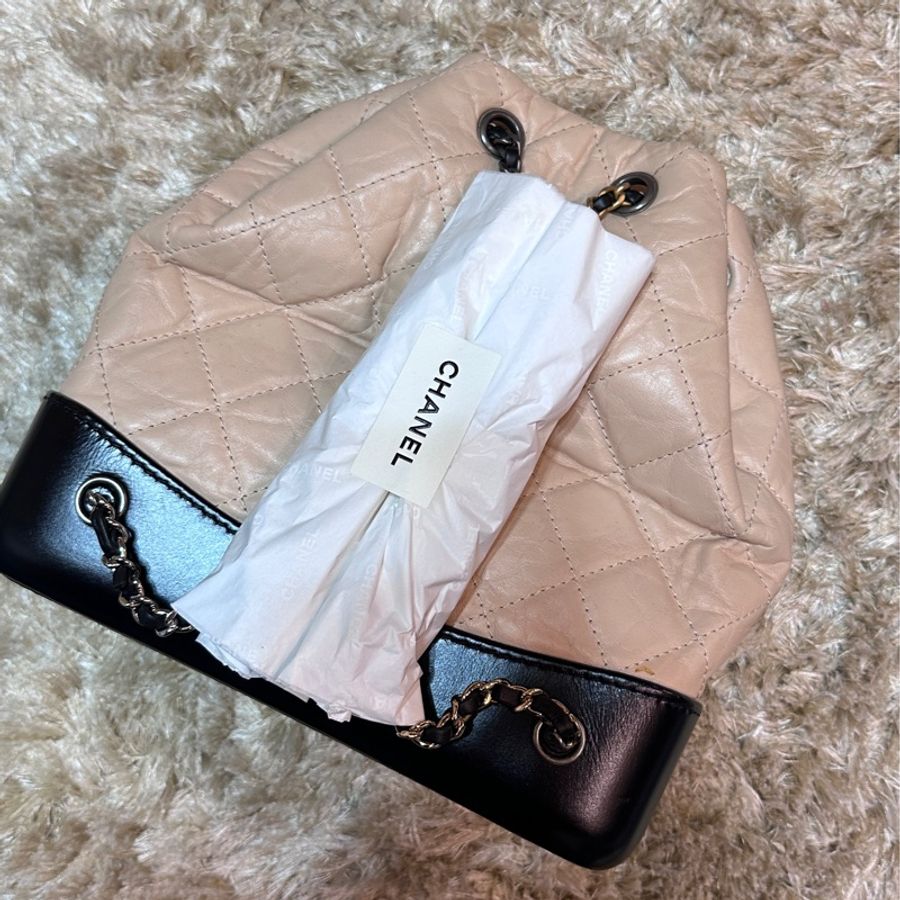 Chanel 香奈兒流浪雙肩包/後背包-7