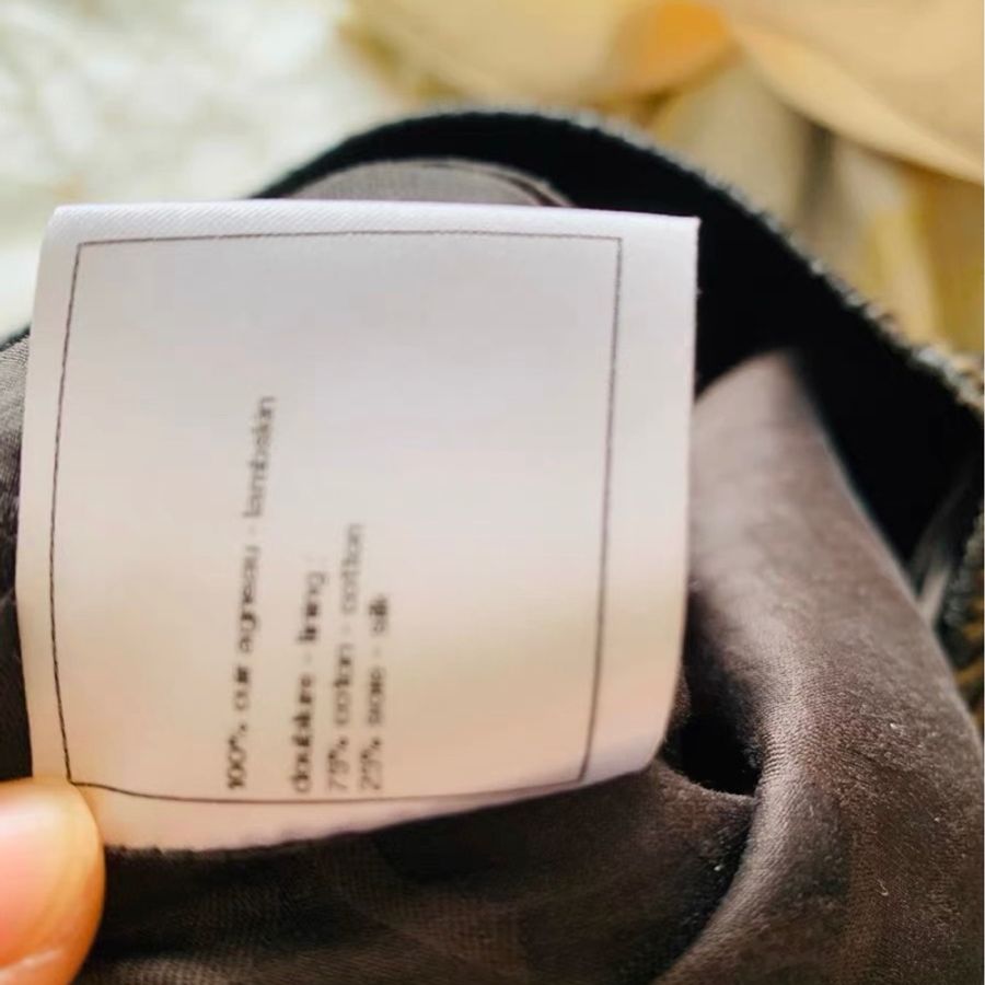 Chanel羊皮短褲36碼-4