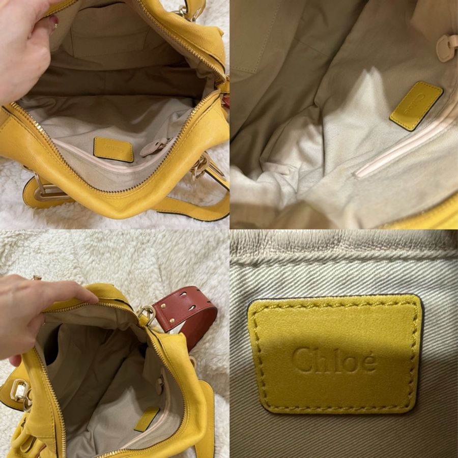 二手Chloe party (中號)檸檬黃🍋-85