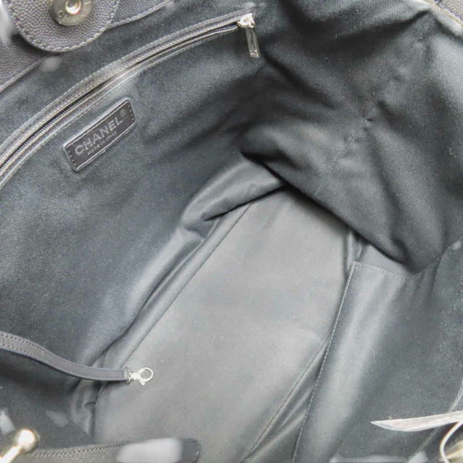 黑色牛皮 Coco Eyelets 托特包 兩用包【CHANEL 香奈兒】 AS0448-4