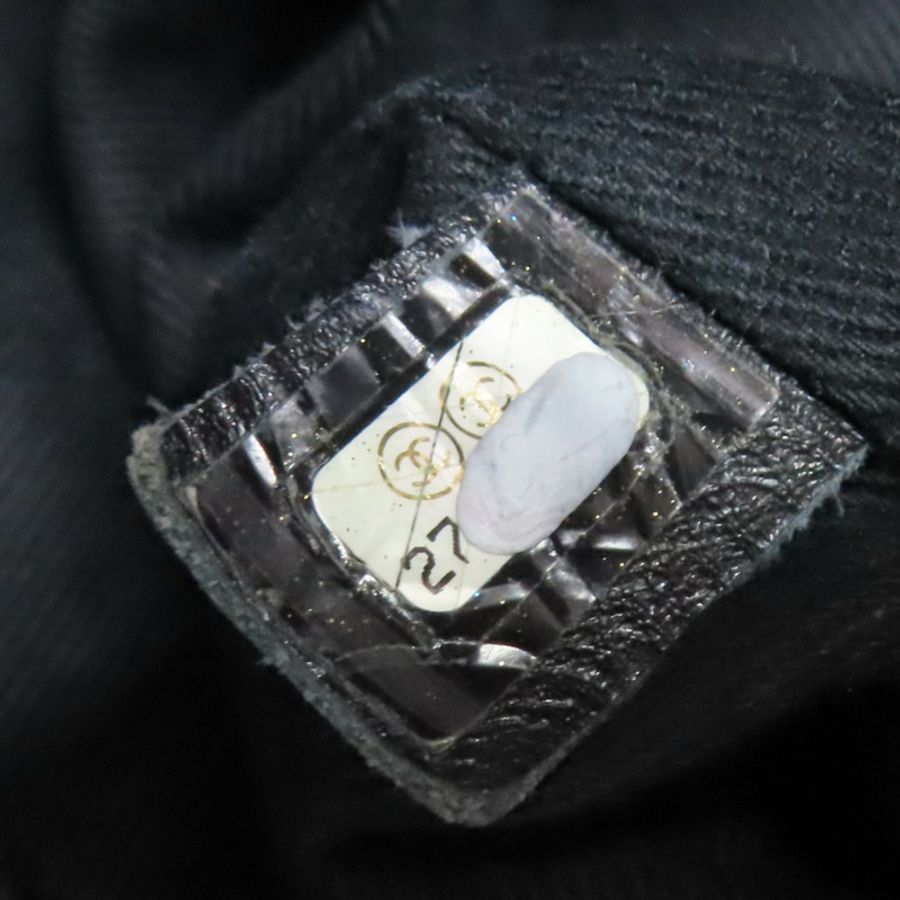 黑色牛皮 Coco Eyelets 托特包 兩用包【CHANEL 香奈兒】 AS0448-9