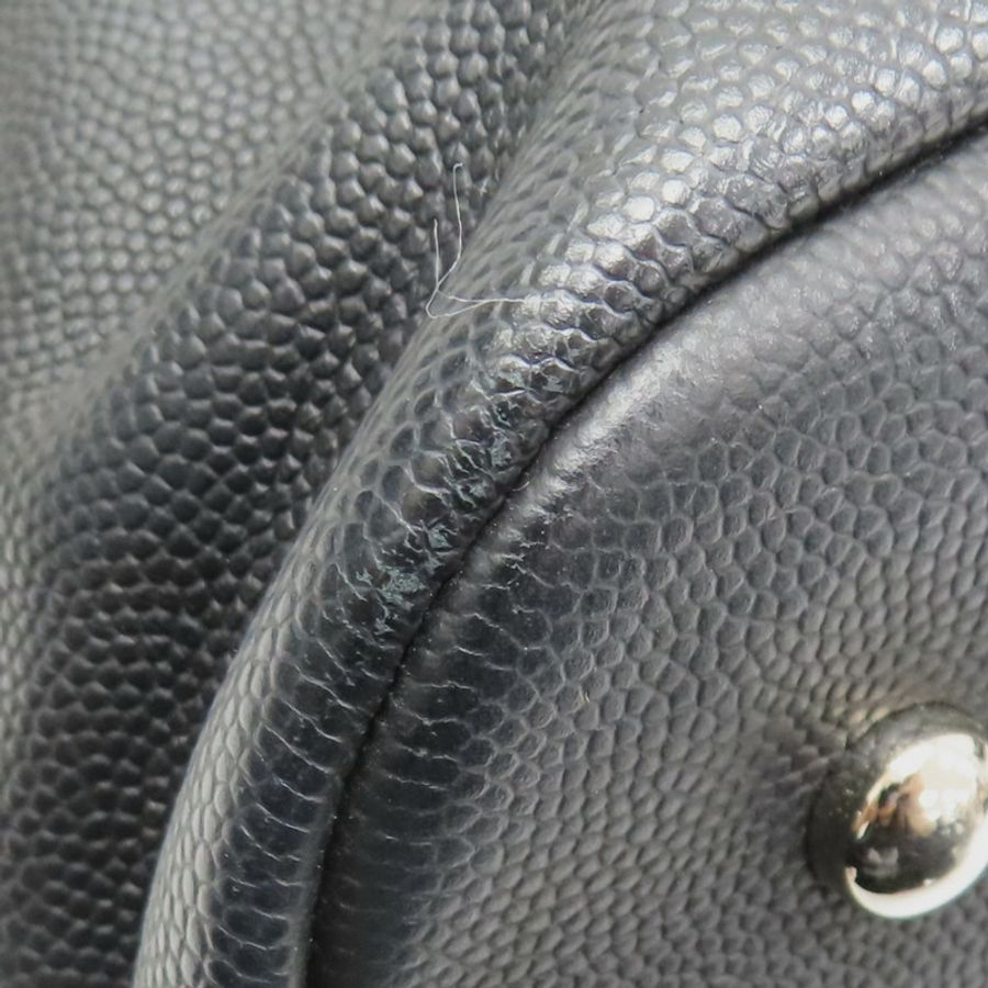 黑色牛皮 Coco Eyelets 托特包 兩用包【CHANEL 香奈兒】 AS0448-16