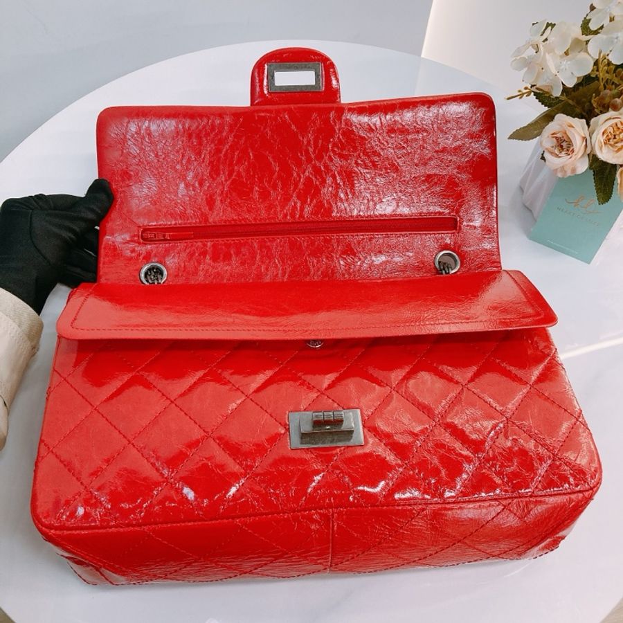 MS0568 CHANEL 香奈兒大號2.55扣翻蓋式鏈帶包包CLASSIC REISSUE 2.55 JUMBO AGED CALFSKIN-23