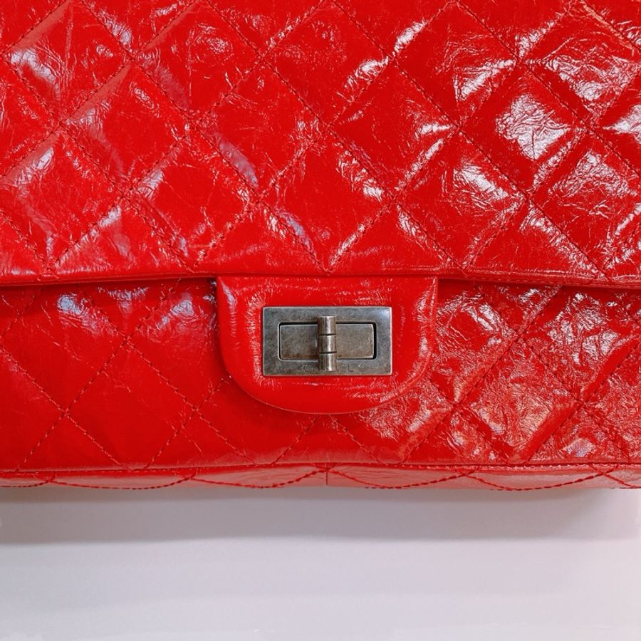 MS0568 CHANEL 香奈兒大號2.55扣翻蓋式鏈帶包包CLASSIC REISSUE 2.55 JUMBO AGED CALFSKIN-24