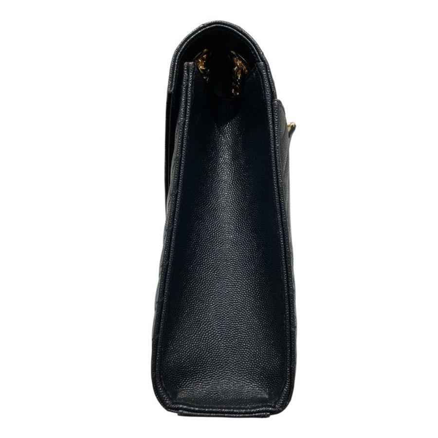 SAINT LAURENT 聖羅蘭 354118 CASSANDRE CHAIN BAG 荔枝皮革 鍊帶 肩背包 黑-5