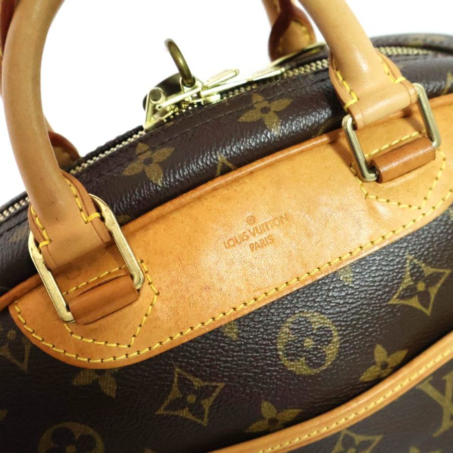 金鐸精品~C782 LOUIS VUITTTON LV路易威登M42228 PM Trouville小珍包手提包-7