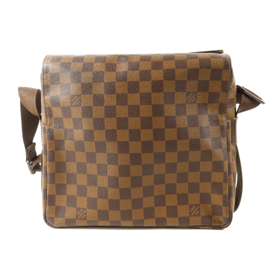 LOUIS VUITTON Damier Naviglio金扣肩背袋-1