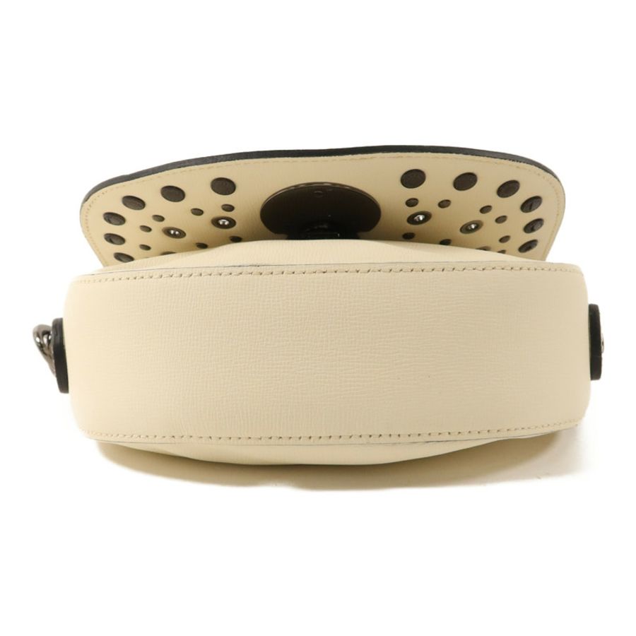 Longchamp 牛皮皮革Shoulder Bag銀扣肩背袋-3