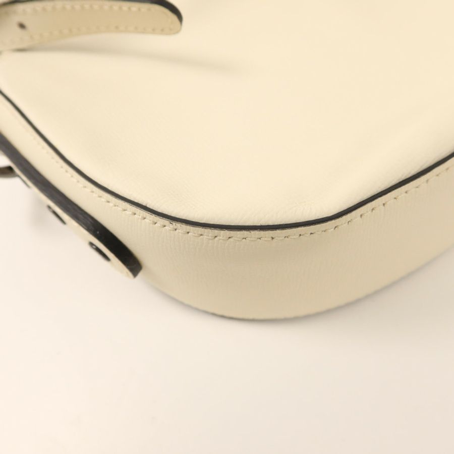 Longchamp 牛皮皮革Shoulder Bag銀扣肩背袋-13