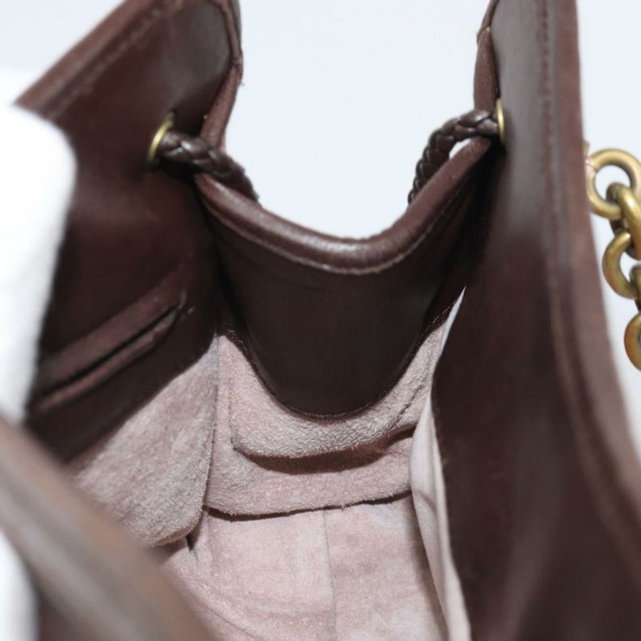 【日本直送】BOTTEGA VENETA 鏈條手提包 帆布 奧特萊斯 粉金 169980 正品 169795V-19