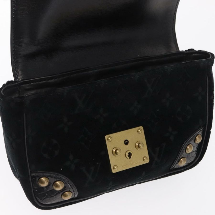 【日本直送】路易威登 Monogram Velours Irvine 手提包 黑色 M92733 LV 正品 168356SAV-20