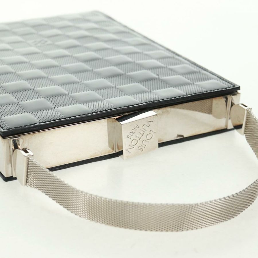 【日本直送】路易威登 Damier Vernis Ange GM 手提包黑色 M92103 LV 正品 am10703V-5
