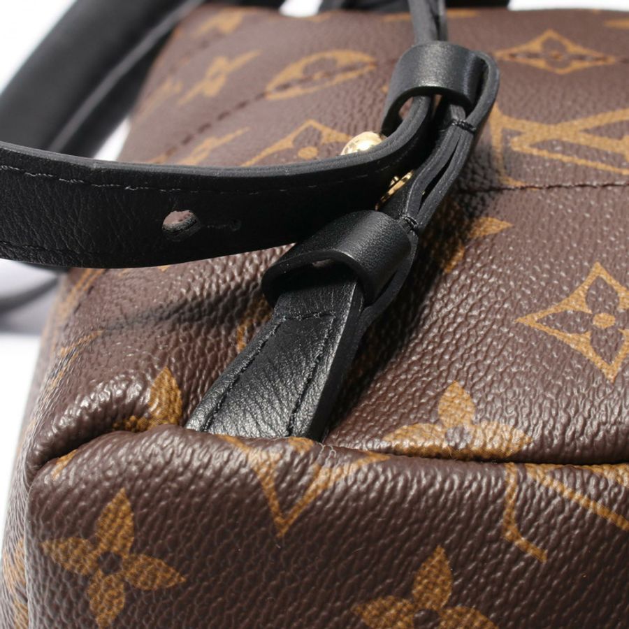 原棕花帆布 Palm Springs PM 背部【LOUIS VUITTON LV 路易威登】 M41560-6