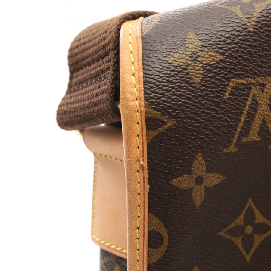 原棕色花帆布 Bosphore PM 斜背肩背【LOUIS VUITTON LV 路易威登】M40106-9