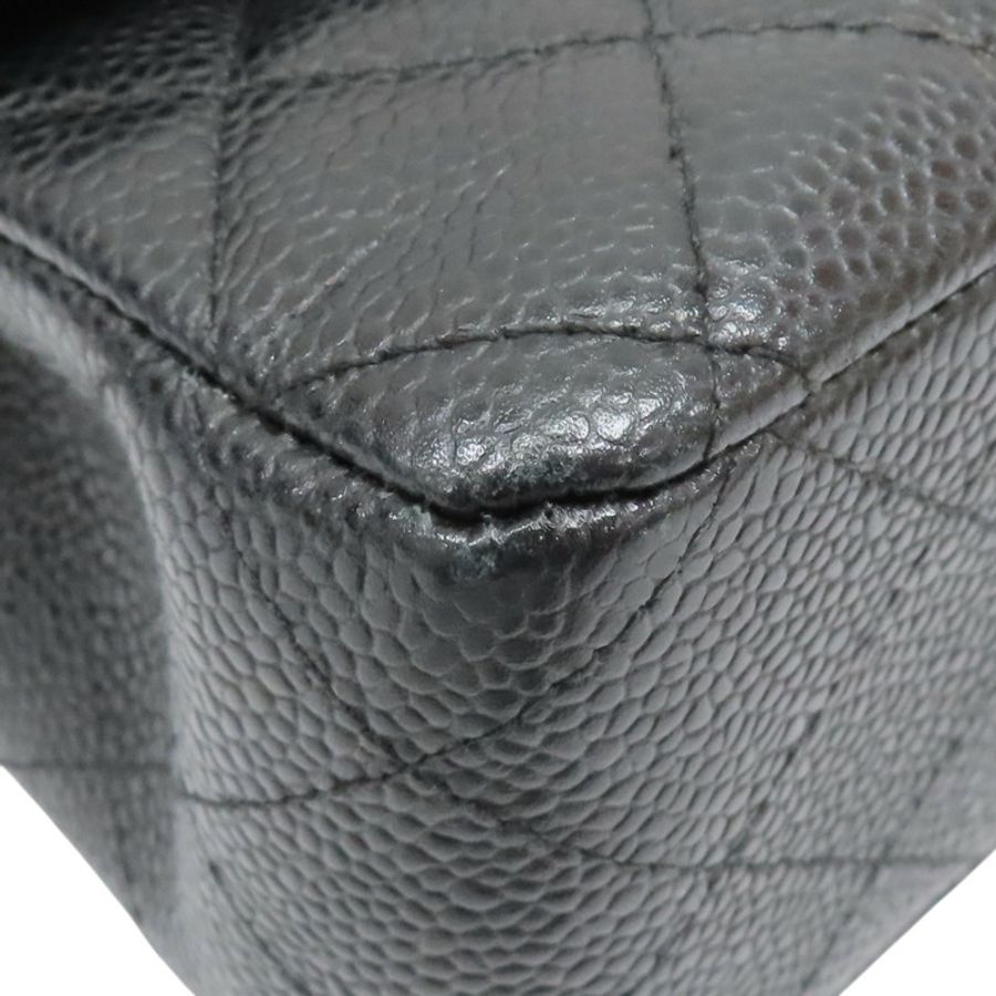 黑色 荔枝紋牛皮 Classic Flap 25 肩背包 金扣【CHANEL 香奈兒】 A01112-13