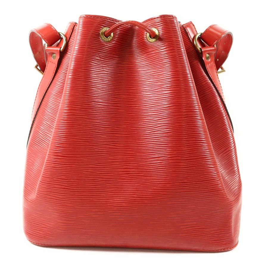 LOUIS VUITTON 水波紋牛皮革Petit Noe金扣肩背袋-1