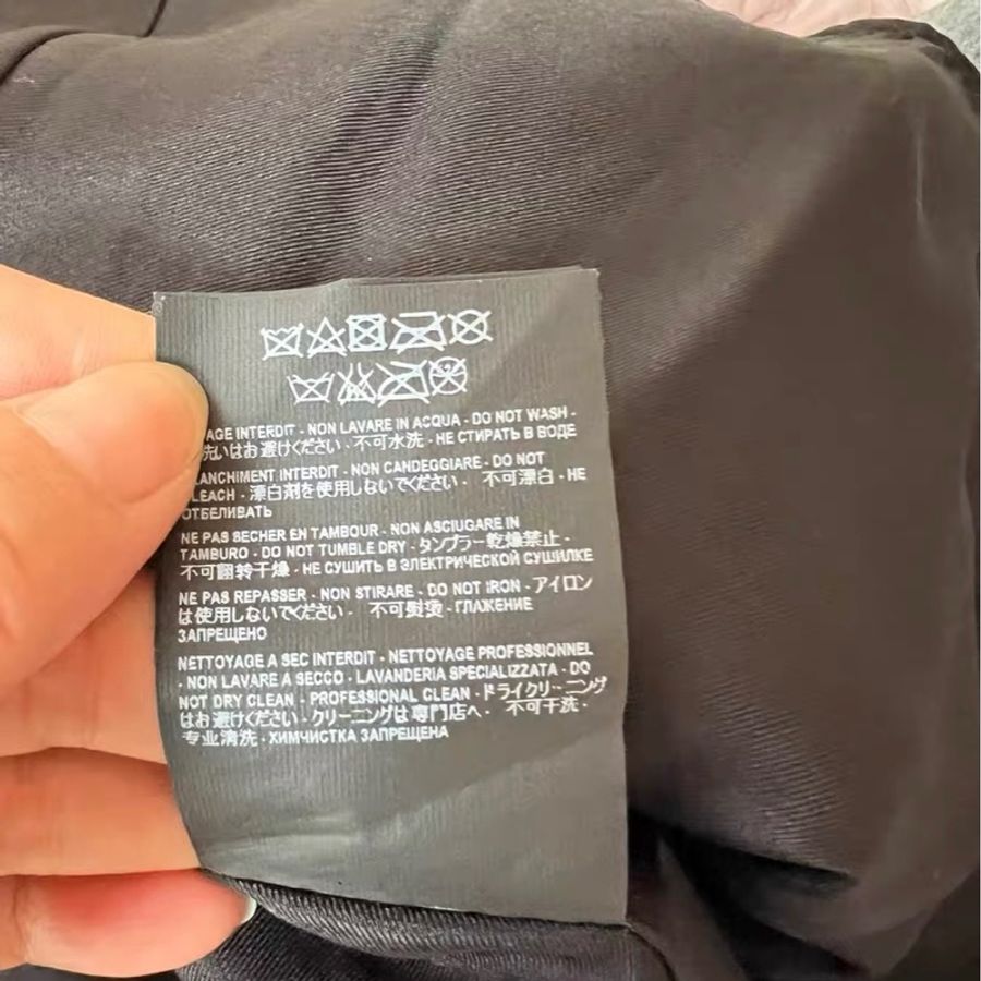 SAINT LAURENT羊皮伞裙36码-5