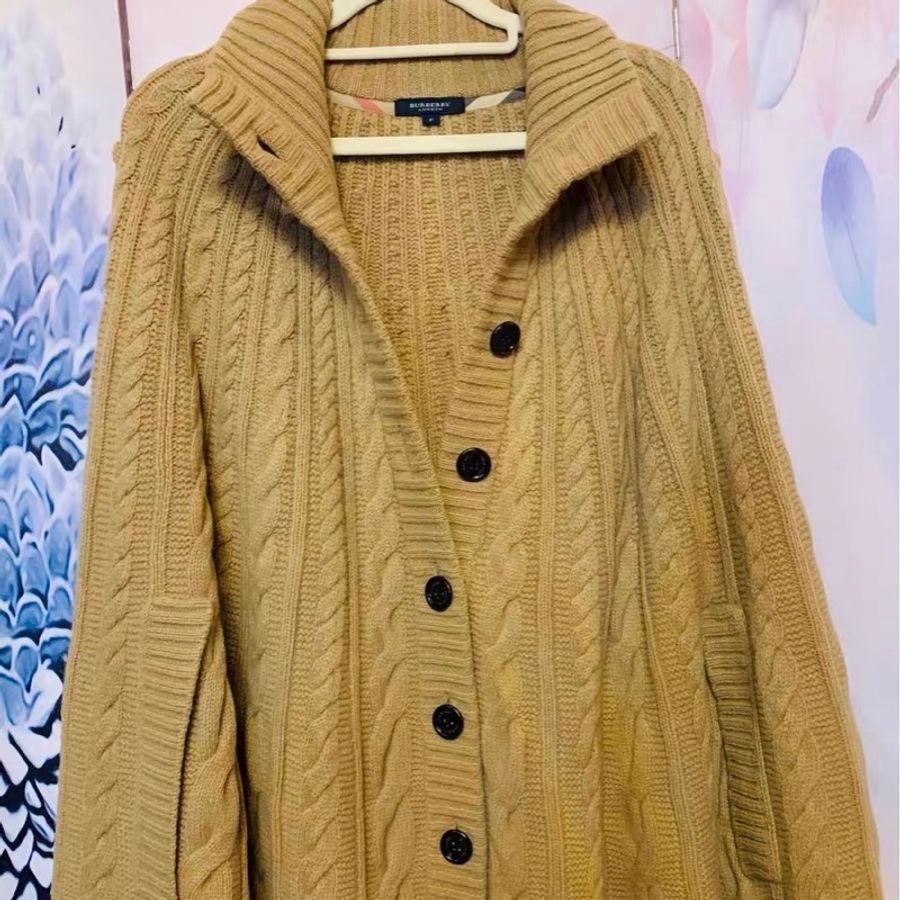 BURBERRY羊絨斗篷38碼-0
