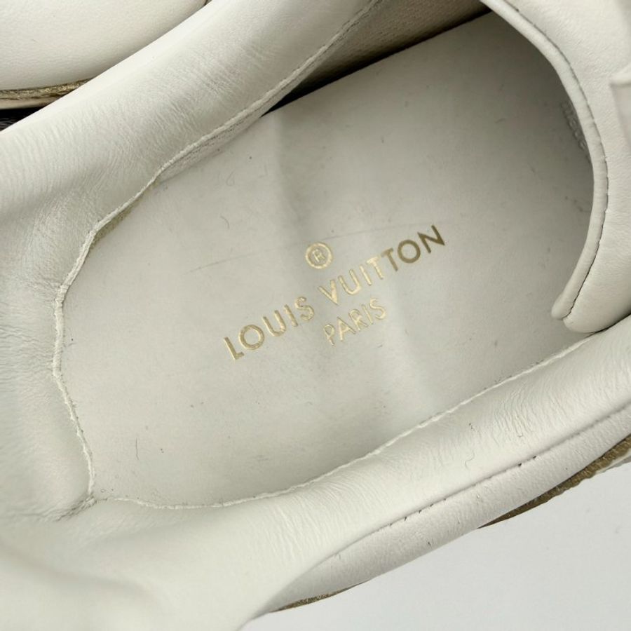 Louis Vuitton -白色拚原花Run Away 運動鞋╻35.5-9
