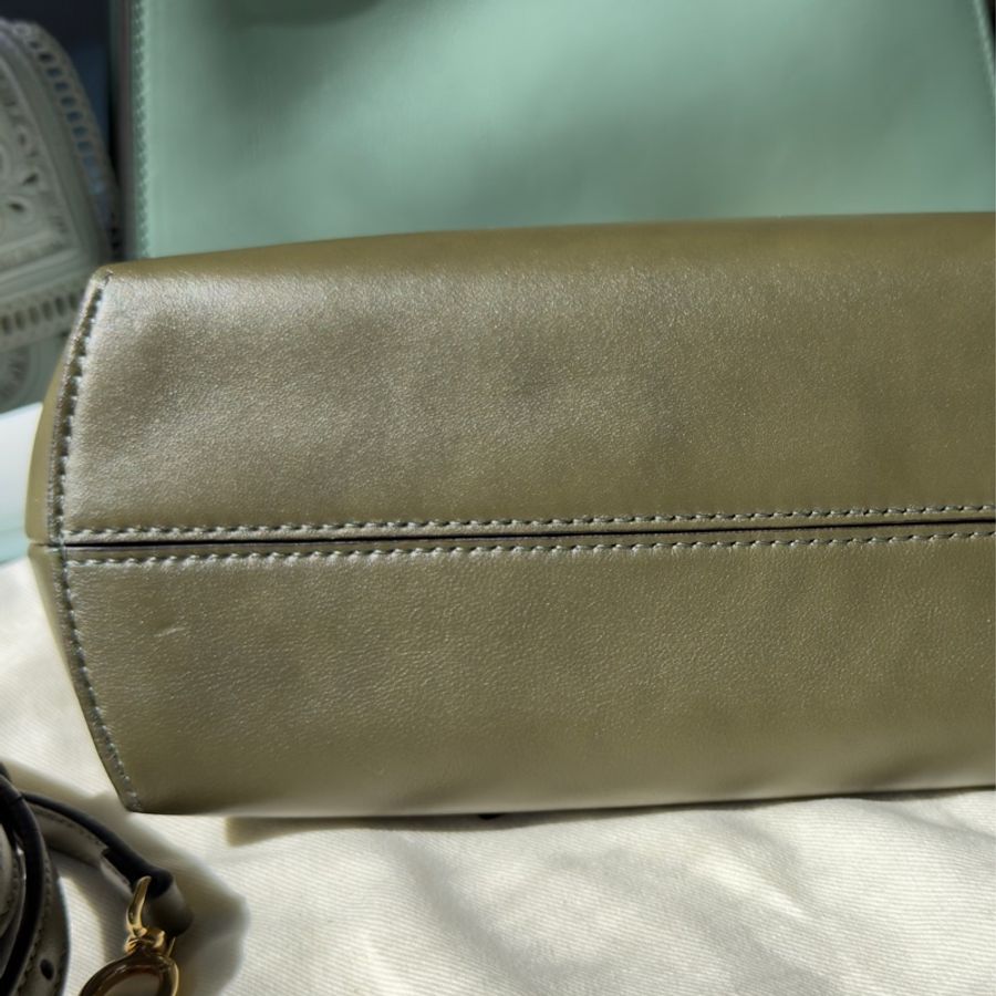 Fendi First bag 芬迪軍綠色/森林綠 手拿包/肩背包-8
