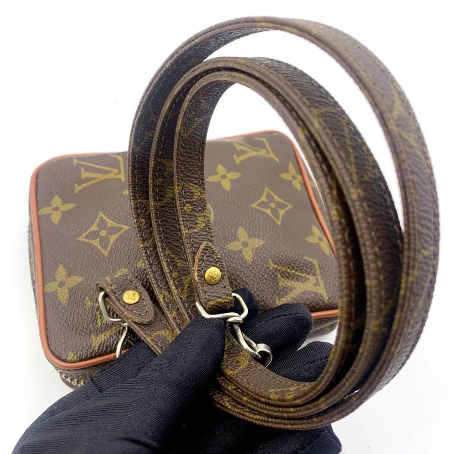 Louis Vuitton 老花迷你相機包,LV,路易威登,經典包,麻將包,豆腐包,斜背包,二手真品,正品,現貨,免運-17