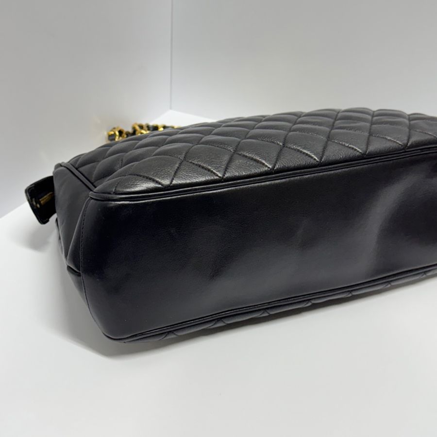 【極新🎁】 Chanel 黑金羊皮 經典托特包 (專櫃23.7萬)-5