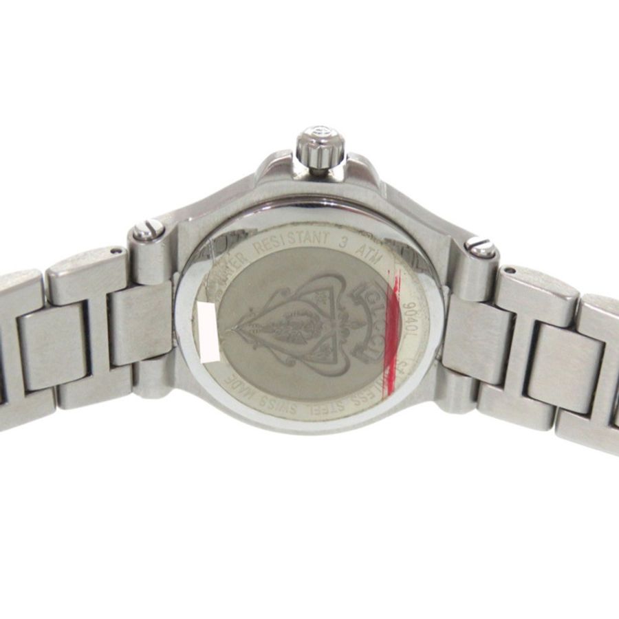 成色極佳的 Gucci 9040L 黑色錶盤不鏽鋼銀色石英錶 0028GUCCI-5