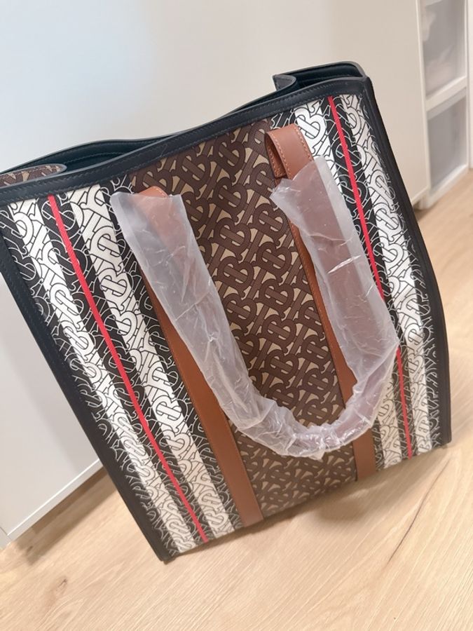 全新 burberry 手提袋 肩背袋 托特包 通勤包-7