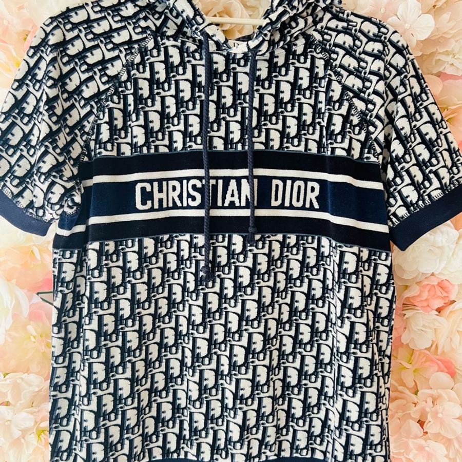 Dior絲絨短袖xs碼-0