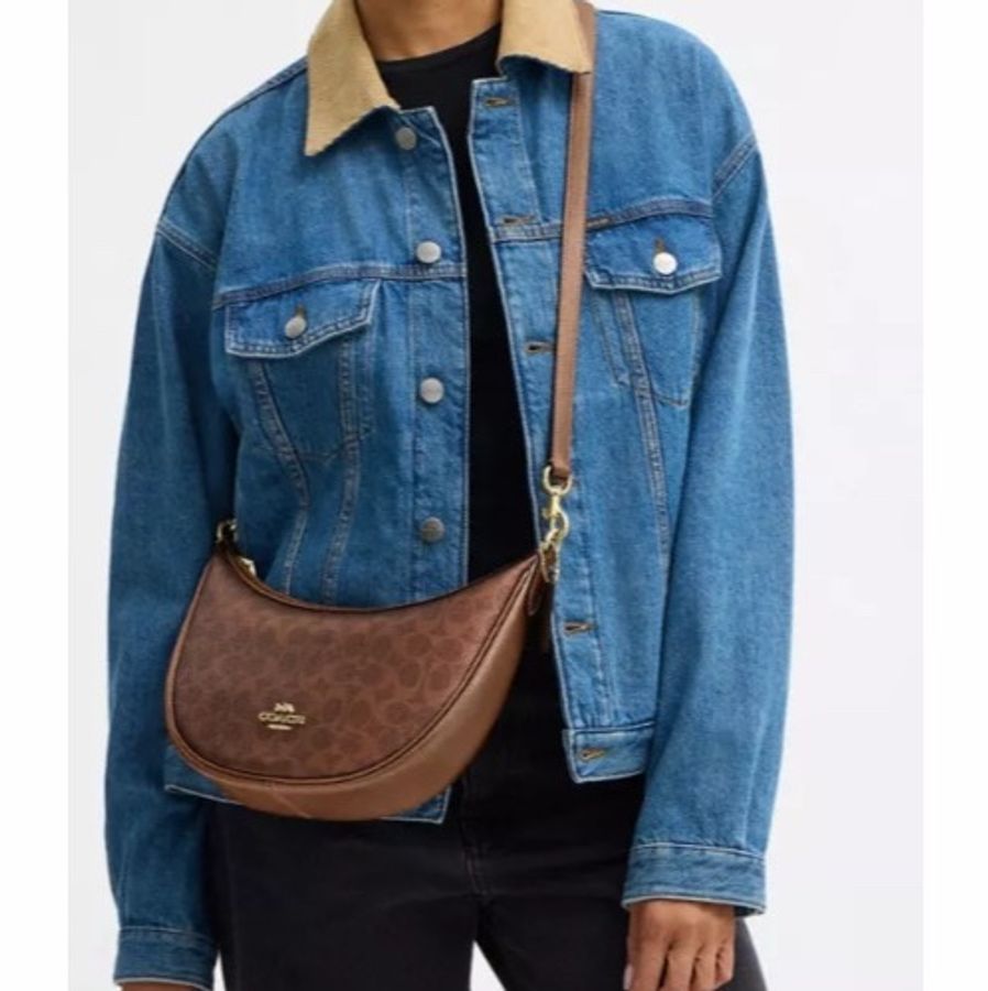 Coach 女士 Aria拉鍊單肩包均碼碼26cm*9cm*11cm-5