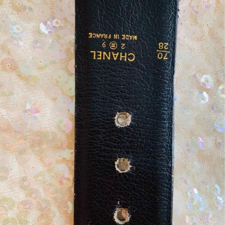 Chanel中古腰帶70釐米可以調節-5