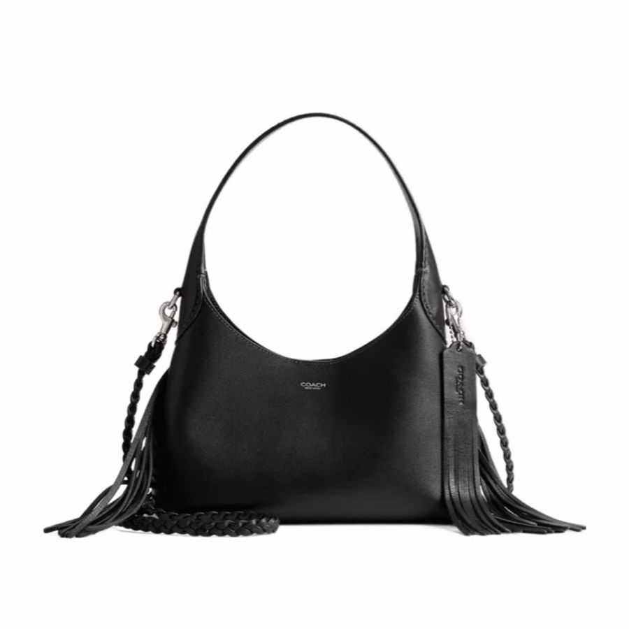 Coach 女士 Brooklyn 23 號流蘇單肩包均碼碼23.5cm*7.6cm*18.4cm-0