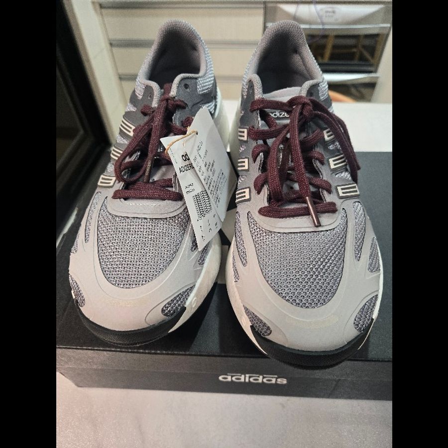 🛑已穿過 🛑降價囉📢~adidas復古厚底老爹鞋 灰 紅 厚底 緩震 運動鞋 愛迪達-5