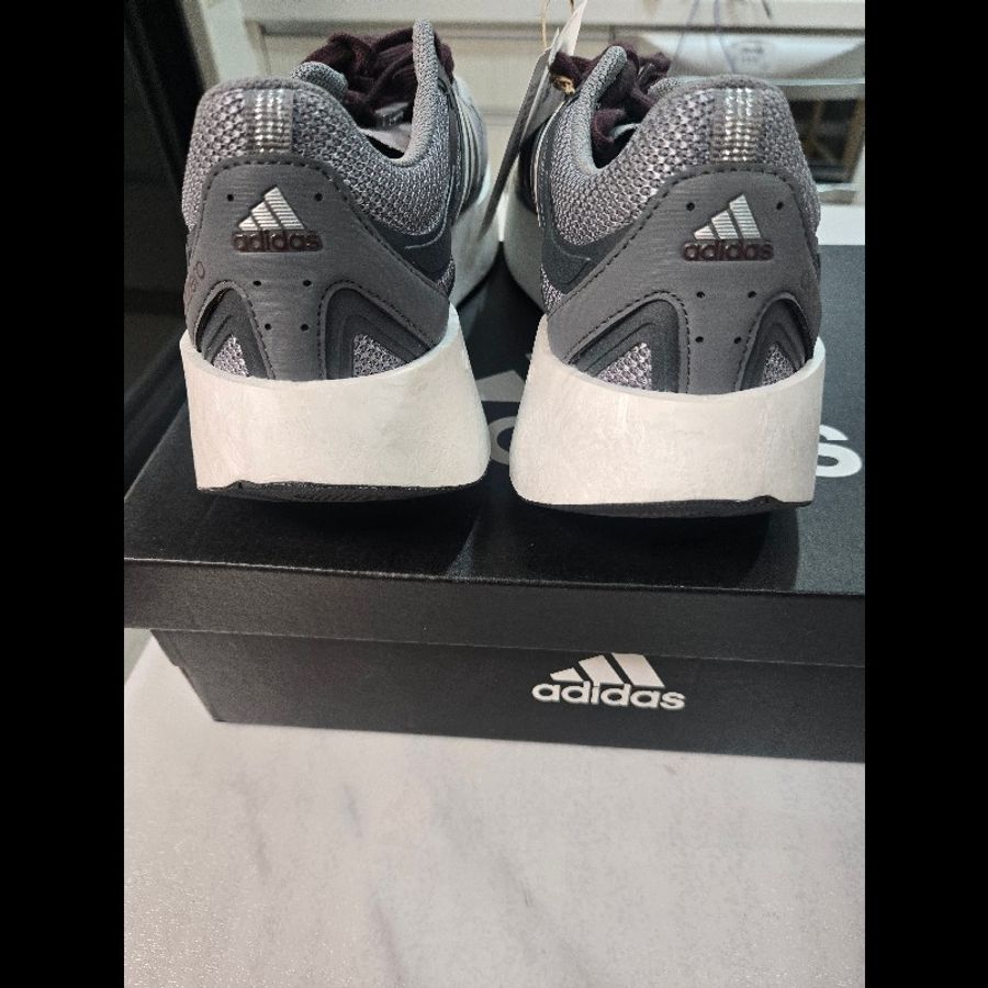 🛑已穿過 🛑降價囉📢~adidas復古厚底老爹鞋 灰 紅 厚底 緩震 運動鞋 愛迪達-6