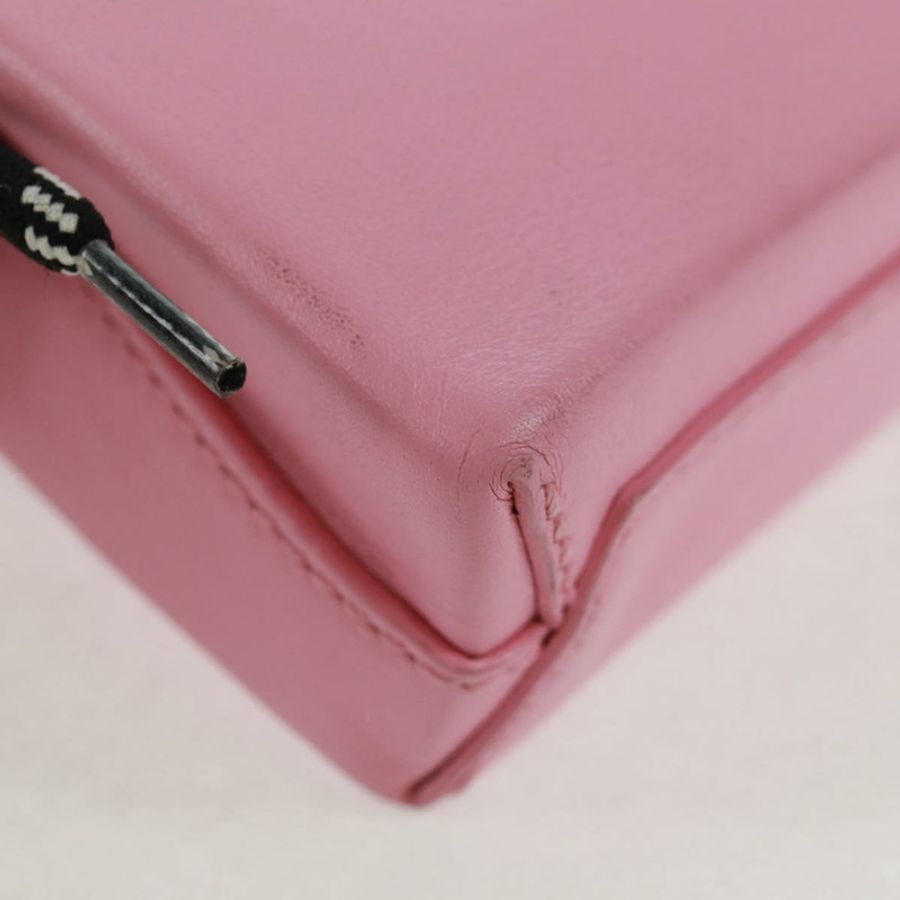 【日本直送】BALENCIAGA 2020春夏 Hello Kitty 手提包 小牛皮 兩用 粉紅色 619043 正品 170731SM-17