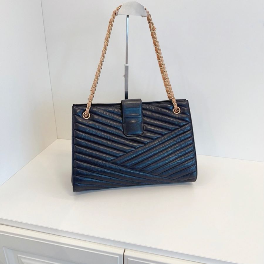 ✨Chanel 2.55 牛皮鏈條tote 98新 經典復古 容量Max🖤-2