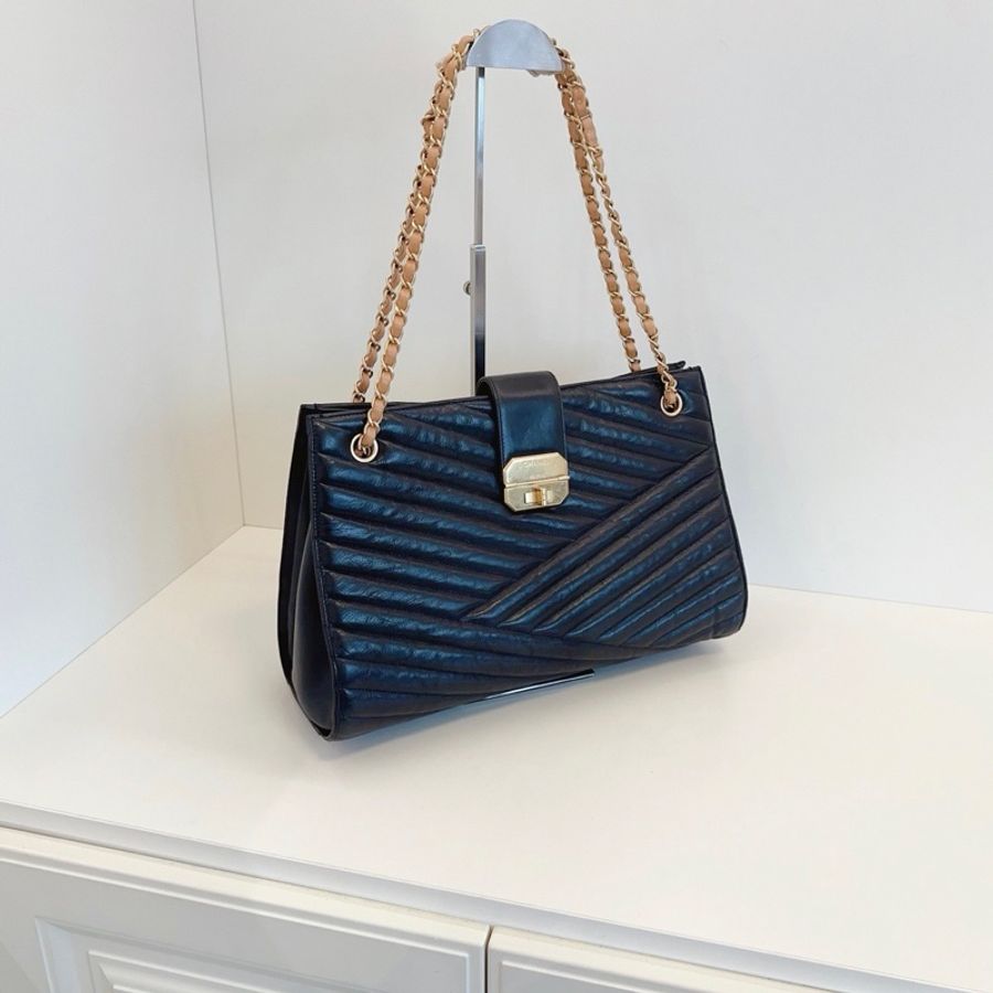 ✨Chanel 2.55 牛皮鏈條tote 98新 經典復古 容量Max🖤-3