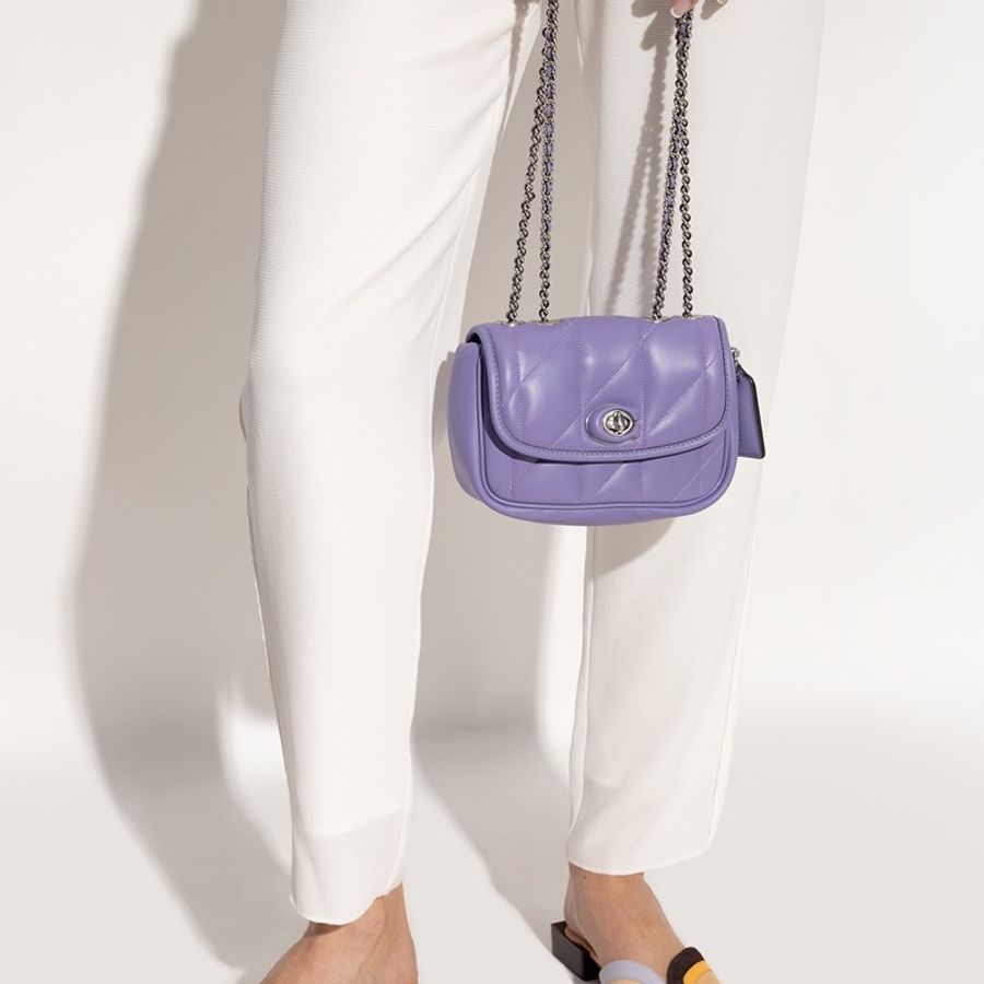 Coach 女士 絎縫單肩包均碼碼19.5cm*5cm*13cm-4