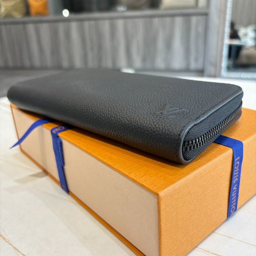 *SHIHNA名牌精品* LV M25959 黑色粒面拉鍊錢包-6