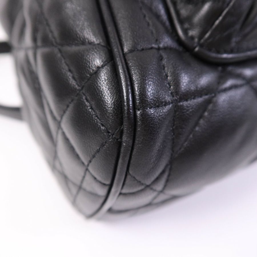 Dior 羊皮皮革Caro Backpack Medium金扣背包-11